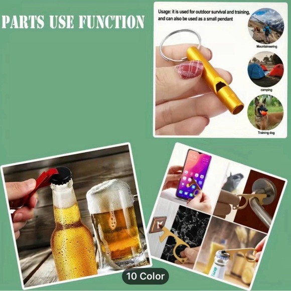 001 Colorful Emergency Keychain - Picture 4 of 15